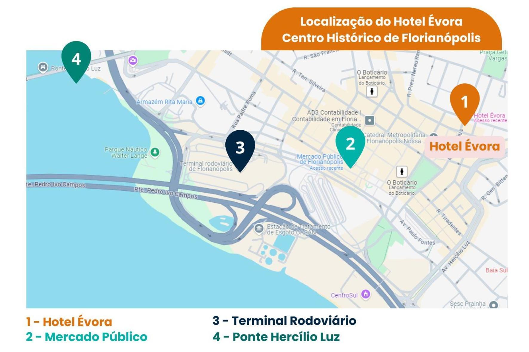 Florianópolis Hotel Evora By Rede Sagres מראה חיצוני תמונה
